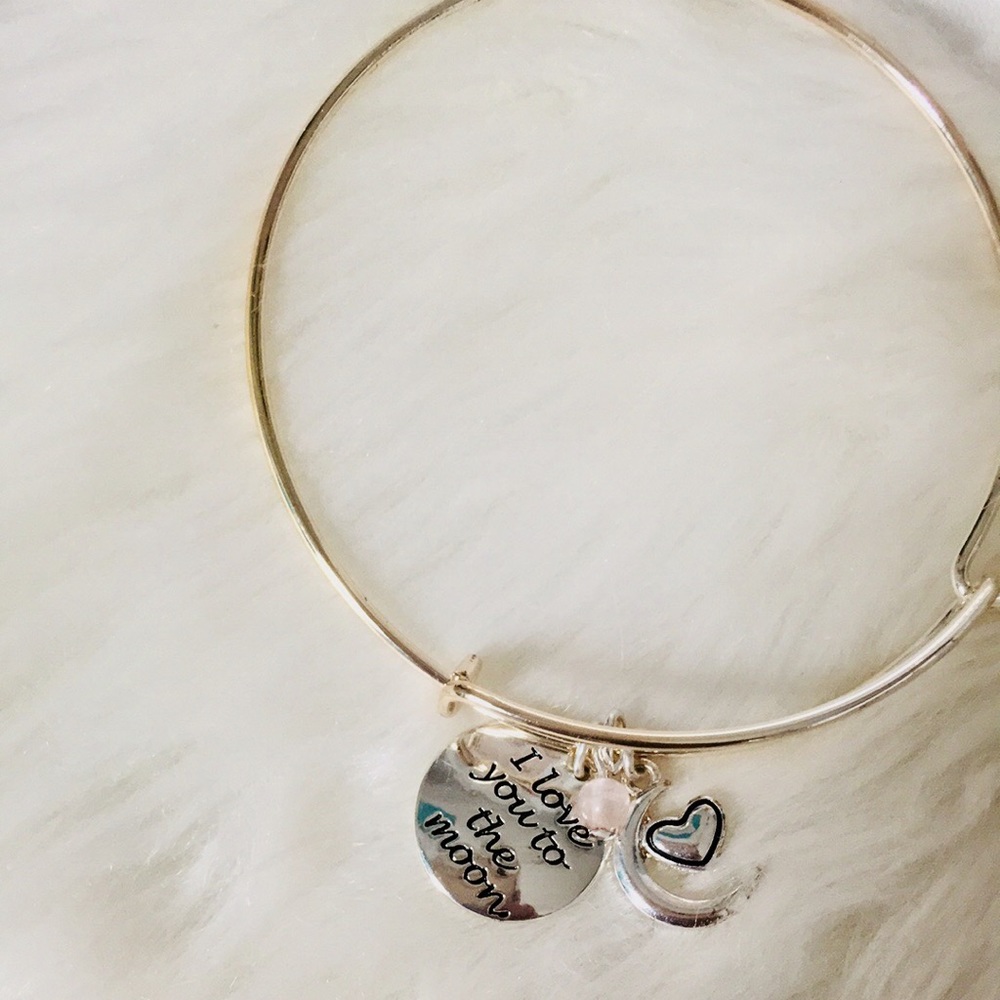 Alex and Ani• I love you to the moon bracelet
